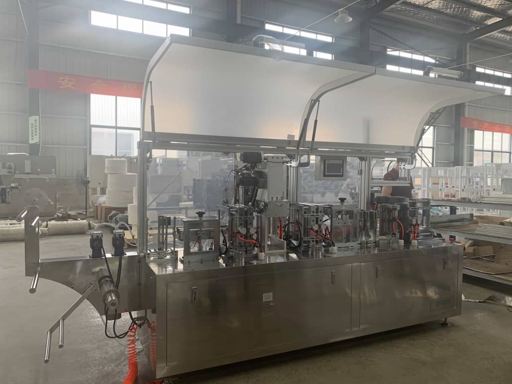 DH-250 Single Sachet and Dual Packs Wet Wipes Machine