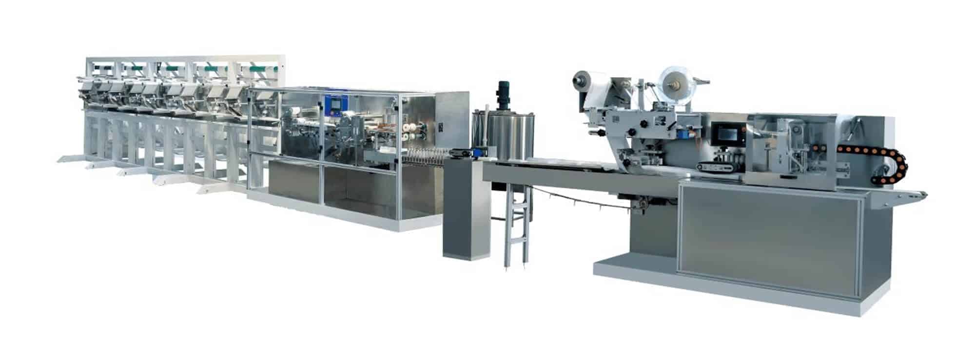 DH 12F Automatic wet wipes production line 1 - DH-L25 Automatic labeling machine