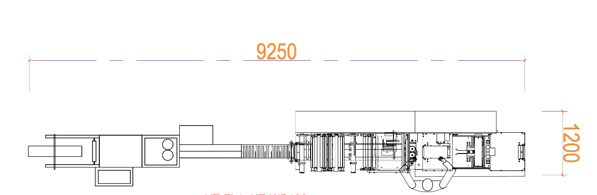 Máquina de embalagem de lenços umedecidos 1 2 - UT-FL1+UT-WP Máquina de lenços umedecidos de dobra cruzada (5-40 lenços/pacote)