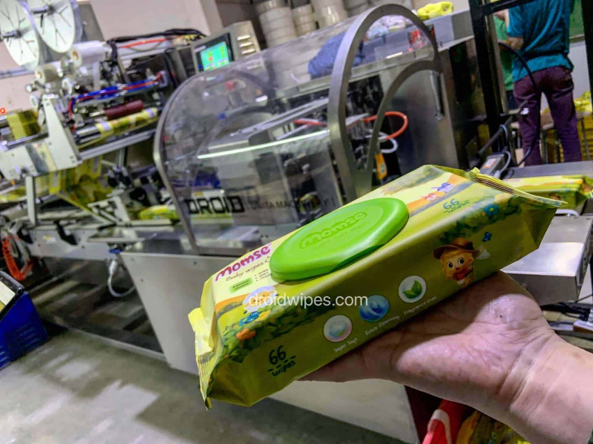 Wet Wipes Machine Manufacturer Cum Project Planner | Droid
