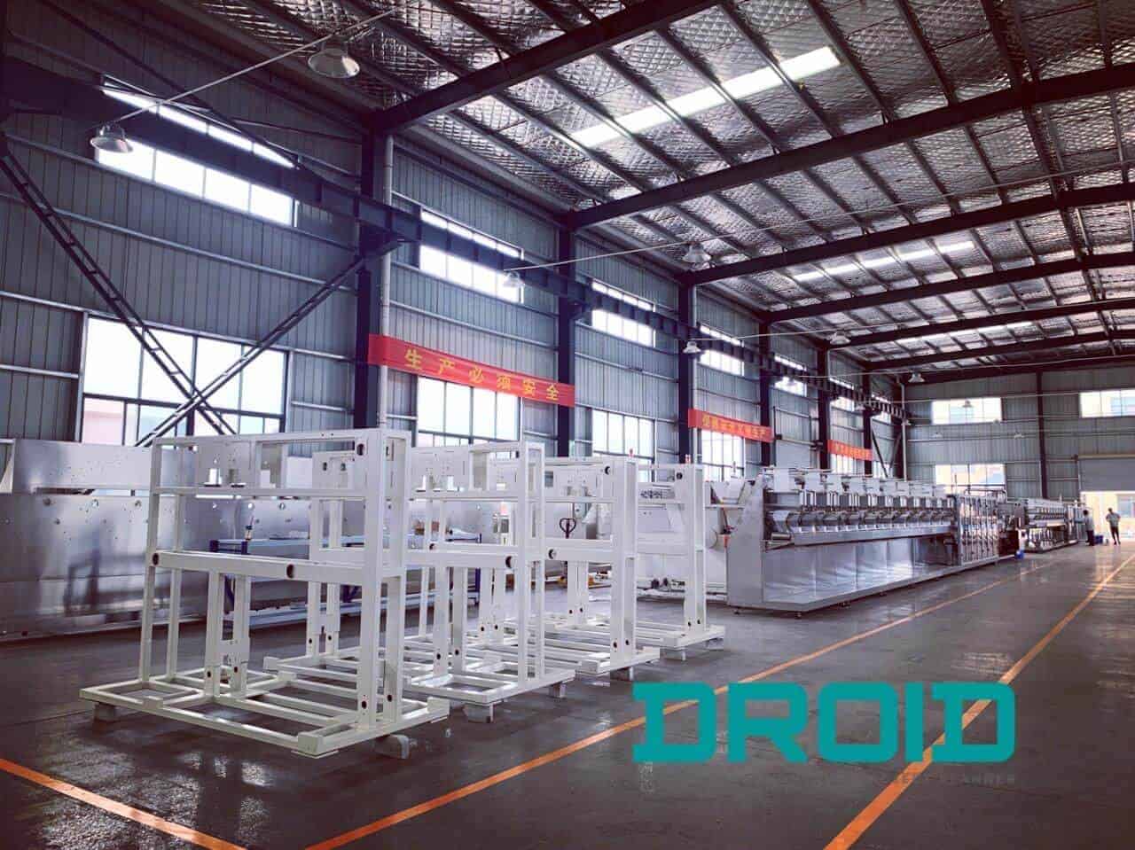 Gallery wet tissue machine - Gallery