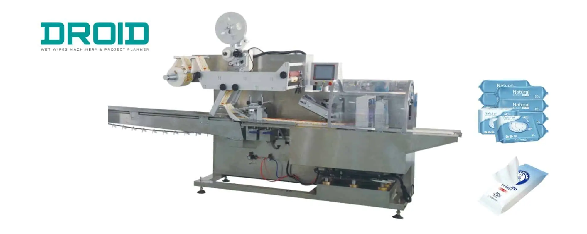 wet wipes packaging machine2 - Wet Wipes Packaging Machine