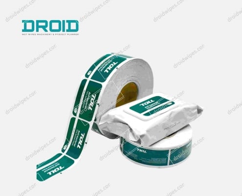 Droid lid lable for wet wipes  495x400 - Wet Wipes Raw Material