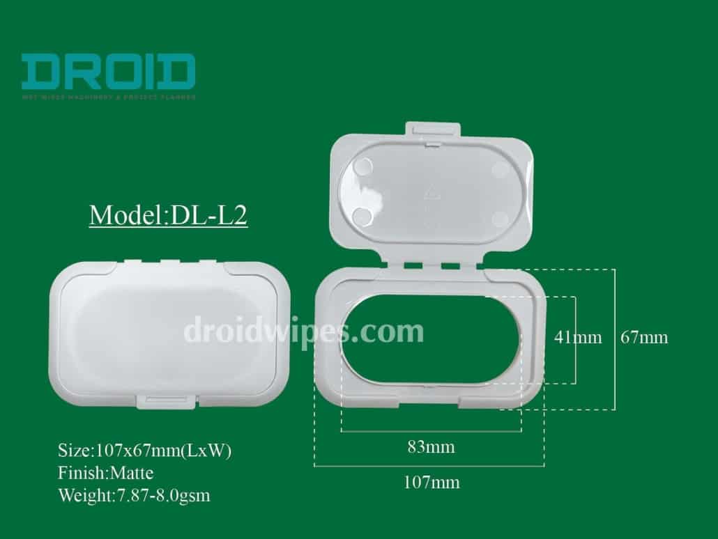 Plastic Lid for Wet Wipes Droidwipes