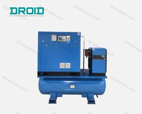 Compressor de ar para lenços umedecidos 495x400 - Equipamentos e acessórios auxiliares de lenços umedecidos