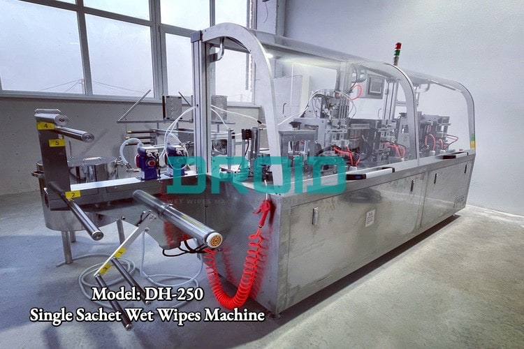 Single Sachet Wet Wipes Machine - Show Room & Service Center in Europe