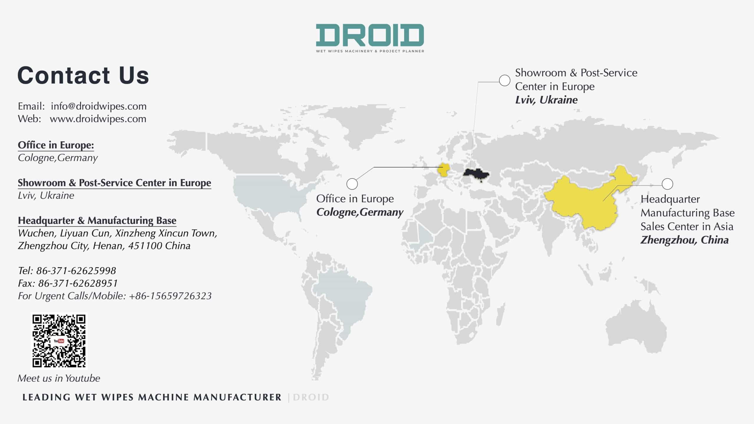 Wet Wipes Machine Supplier China DROID GROUP scaled - CONTACT US