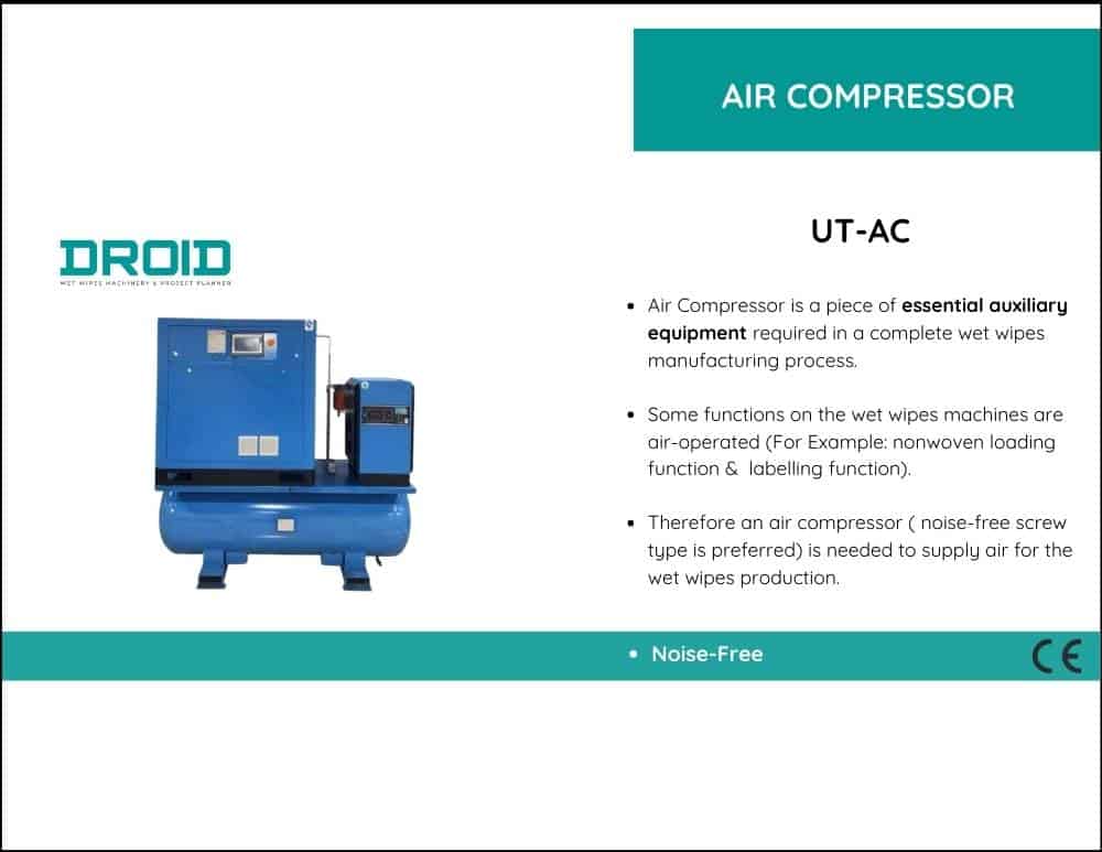 Auxiliary Equipment Accessories UT AC - Portfolio | Wet Wipes Machine