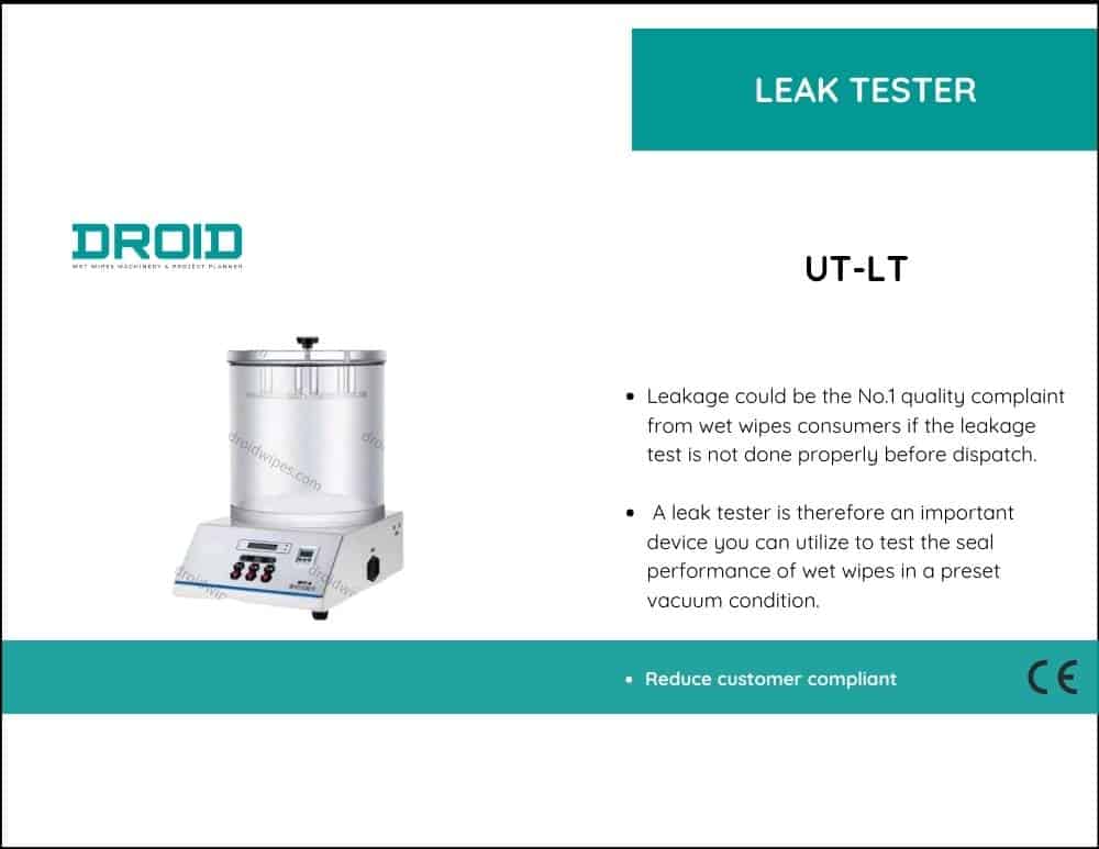 Auxiliary Equipment Accessories UT LT - Portfolio | Wet Wipes Machine