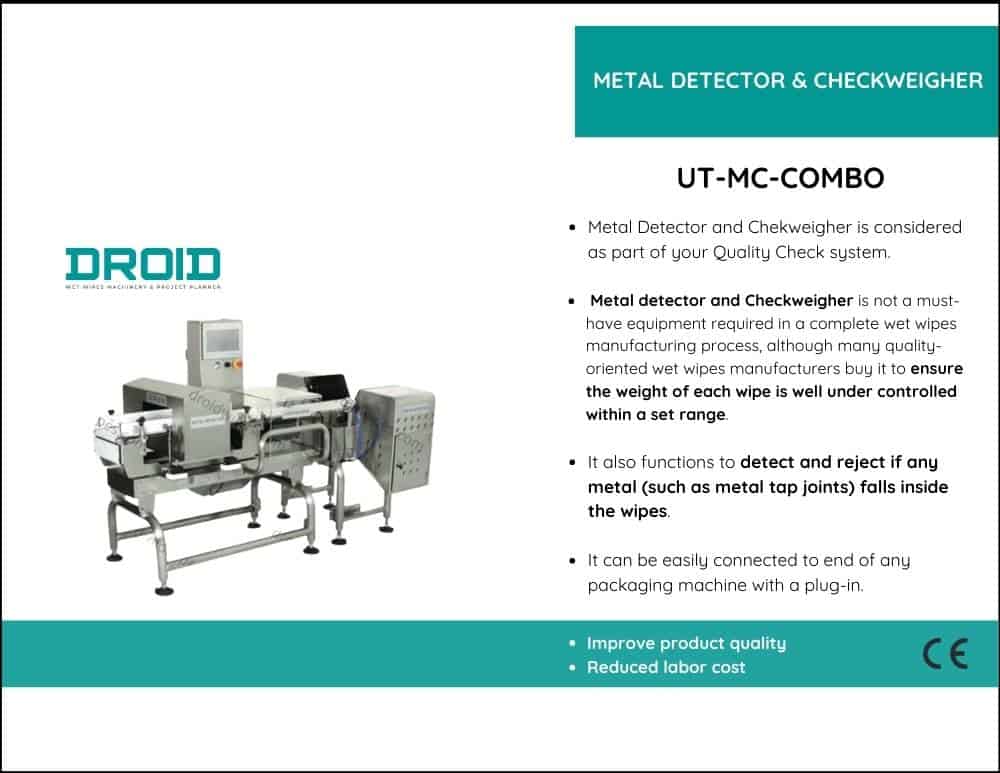 Auxiliary Equipment Accessories UT MC COMBO - Portfolio | Wet Wipes Machine