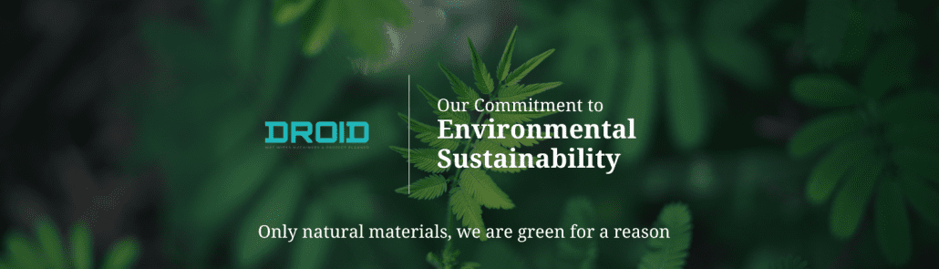 Our Commitment to Sustainability 1030x295 - Wet Wipes Machines That Support 100% Plastic-Free Packaging