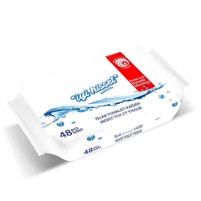 Moist toilet store tissue