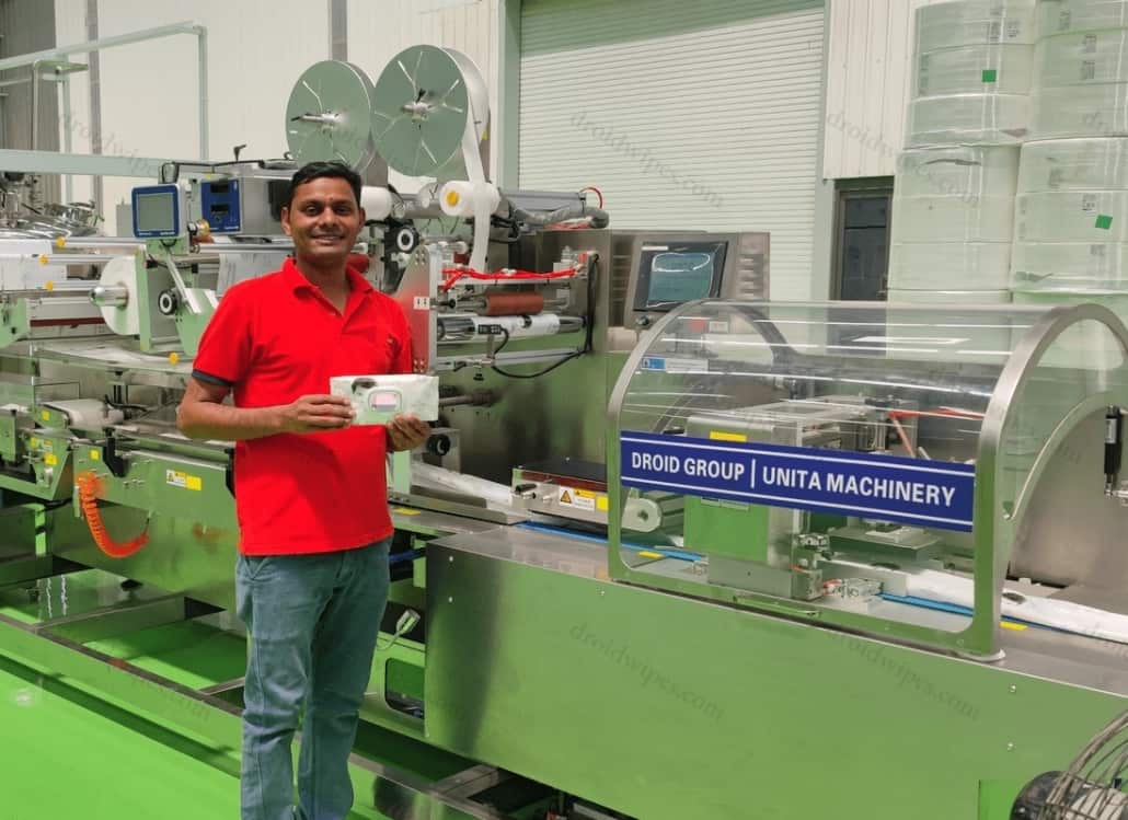 Global Presence Wet Wipes Machine Manufacturer DROID