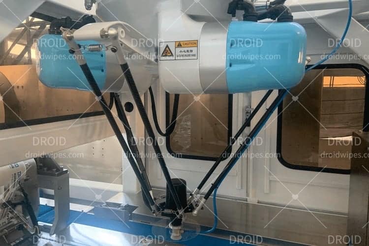 دستگاه درپوش درب دستمال مرطوب مرطوب - UT-LM70 Robotic Wet Wipes Lid Applicator (Capping Machine)