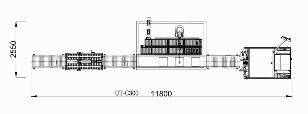 UT C300 Robotic Case Packer for Wet Wipes Production DROID  - UT-C300 Robotic Case Packer for Wet Wipes Production