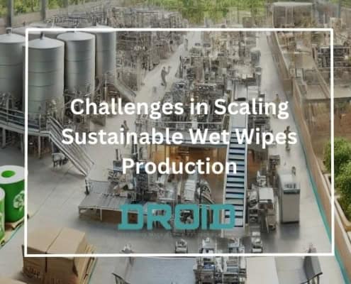 Challenges in Scaling Sustainable Wet Wipes Production 495x400 - Private Label vs. Branded Wet Wipes: What Manufacturers Should Know
