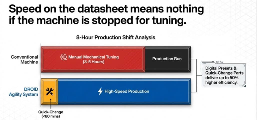 The Hidden Costs of Buying a WET WIPES MACHINE True Changeover TIme Wet Wipes Machine 1030x481 - The Hidden Costs of Buying a WET WIPES MACHINE